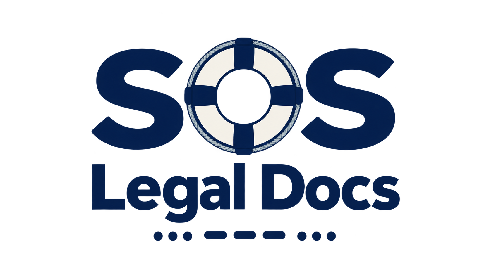 SOS Legal Docs — lifebuoy logo
